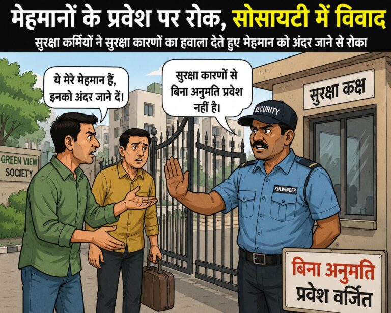 जालंधर हाइट्स-2 में मेहमानों की एंट्री को लेकर विवाद, निवासी ने सुरक्षा व्यवस्था और सोसायटी प्रबंधन पर उठाए सवाल